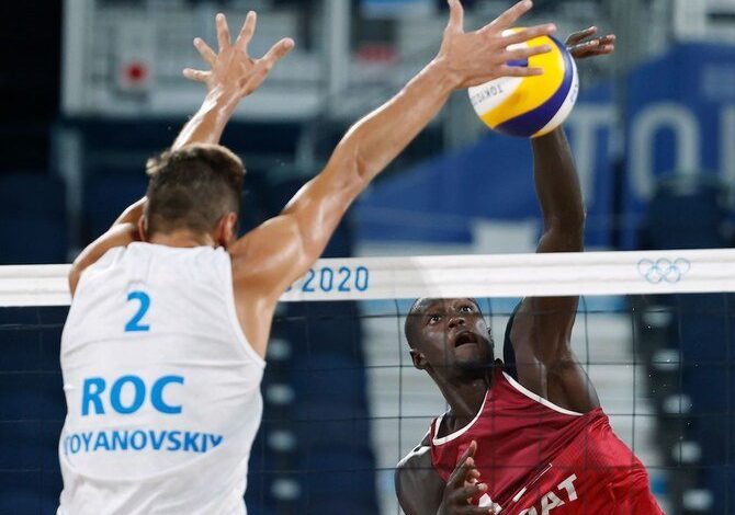 Qatari Beach Volleyball duo aims for bronze after the defeat in the semi