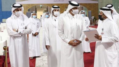 Photo of The Prime Minister inspects the candidates’ committee headquarters for the Shura Council Elections.