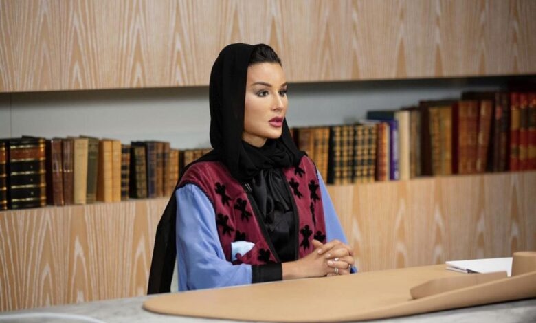 H.H. Sheikha Moza bint Nasser participated in a virtual high-level panel on the International Day to Protect Education from Attack