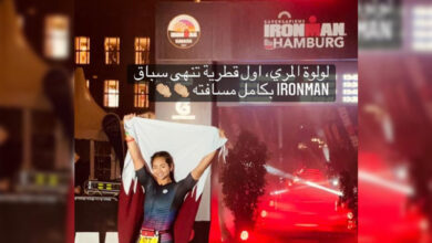 Ironman race finisher Lolwa al-Marri becomes the first Qatari woman to do it