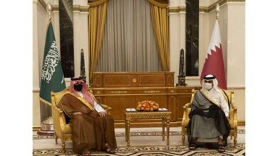 Saudi Arabia's Minister of Interior arrived in Qatar