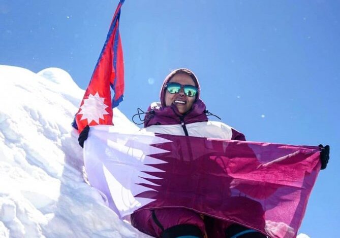 Without oxygen, Sheikha Asma Al Thani, Qatari mountaineer summited eighth-highest mountain