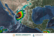 Photo of Category 1 Hurricane Pamela makes landfall in Sinaloa Mexico and leaves severe flooding in its wake