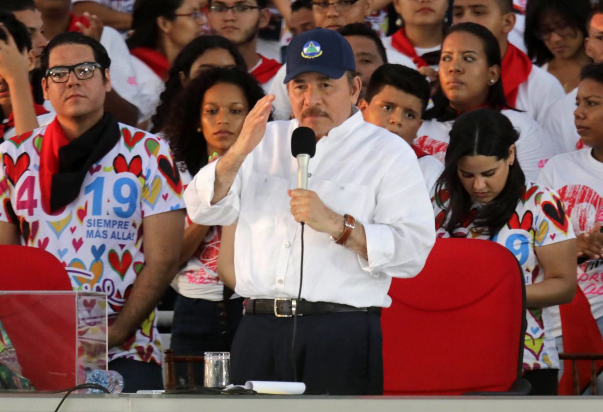 Daniel Ortega, President of Nicaragua.