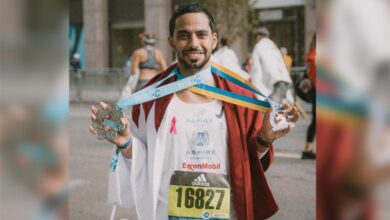 Photo of Rashid Al-Hajri, a Qatari marathon runner, becomes the first GCC ‘Six Star Finisher’