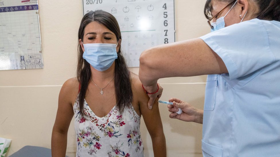 Vaccination in Argentina.