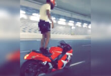 Photo of An arrest has been made for stunt driving in Lusail