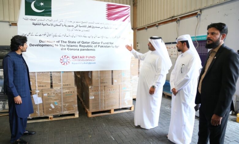 Pakistan receives 3.4 tonnes of COVID-19 medical aid from Qatar