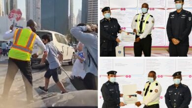 Photo of Security officer honoured for raising traffic awareness in Qatar