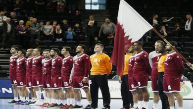 The Qatari handball team faces its Egyptian and Iraqi counterparts in preparation for the Asian Championship