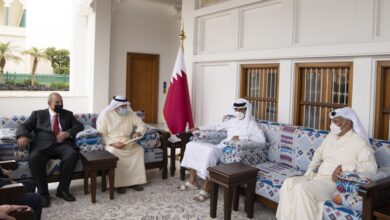Photo of Amir meets a delegation from the Council of Arab and International Relations